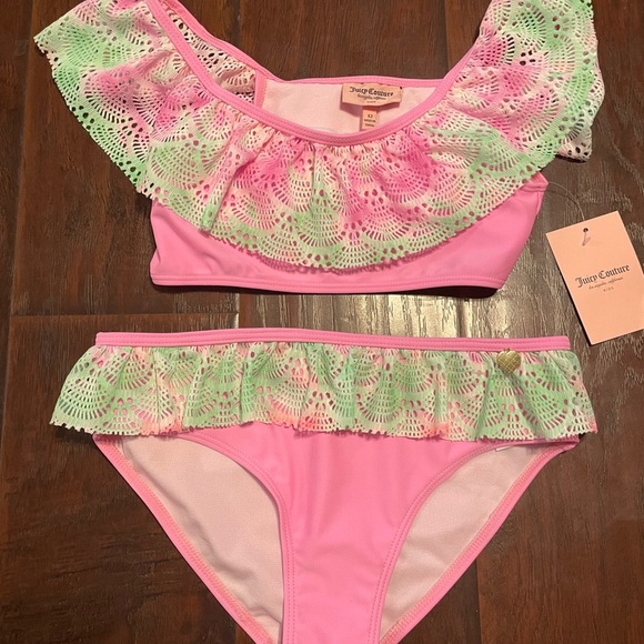 Juicy Couture Girls Swimsuit - Picture 2 of 4